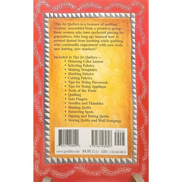 Tips For Quilters By Rachel T. Pellman - Picture 2 of 2